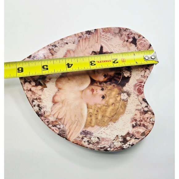 Limited Edition Heart Shaped Decorative Plate "Sweetness And Grace" By Thomas L. - Picture 3 of 4